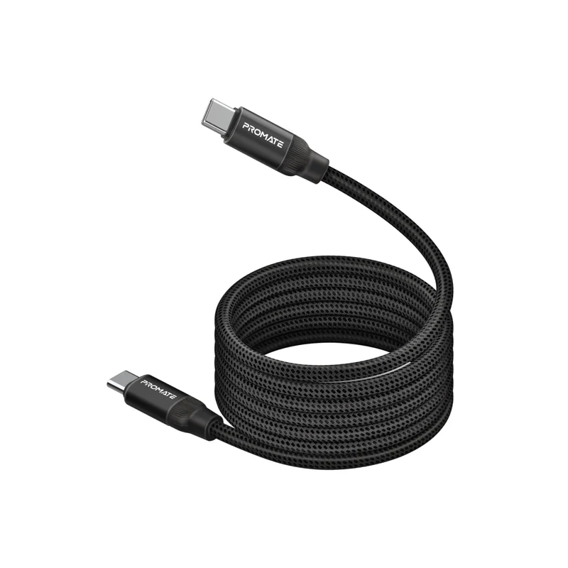Promate Springy USB-C Cable Self Magnetic