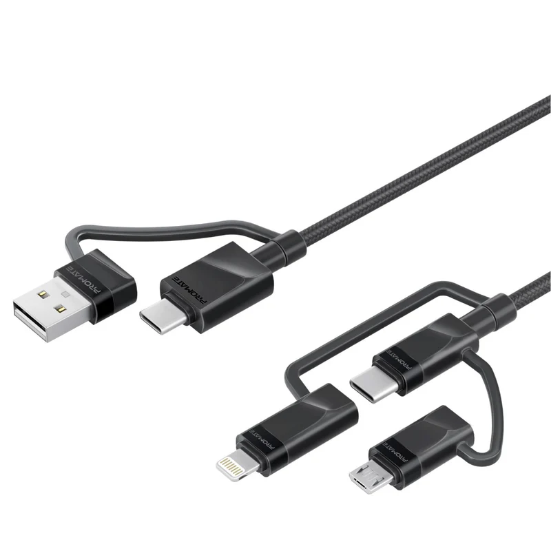 Promate PentaPower 6-in-1 Hybrid Multi Connector