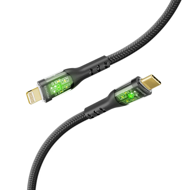 Promate TransLine-Ci USB-C To Lighting [27W]