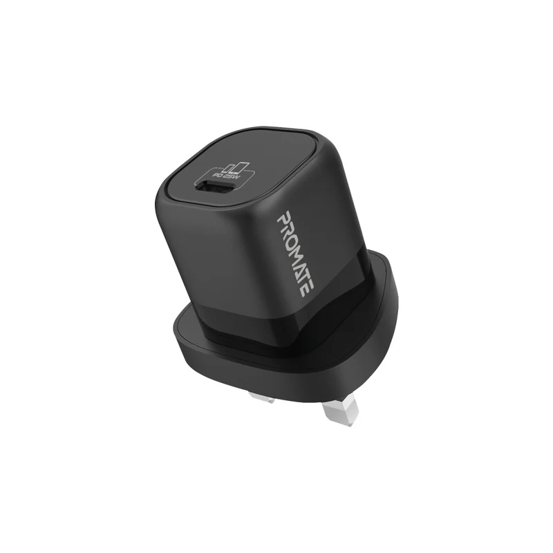 Promate Powerport-25W Delivery USB-C Wall Charger